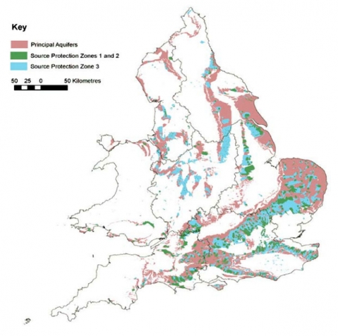 Groundwater abstraction and Source Protection Zones