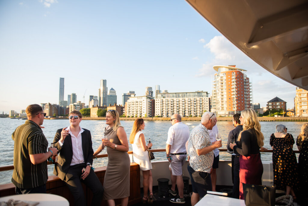 Guests at the Thames Cruise 2025